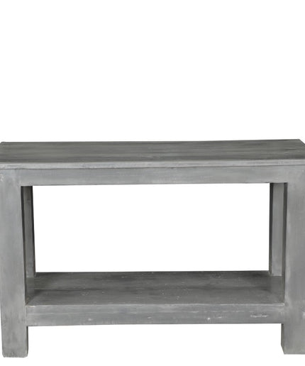 Bench light gray Wood TT91 - 122x25x40 cm