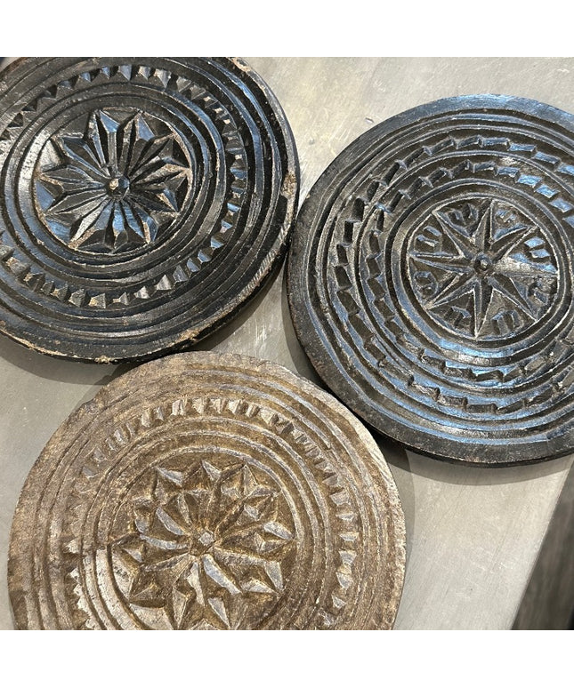 Sten med mønster Ø15 cm -1