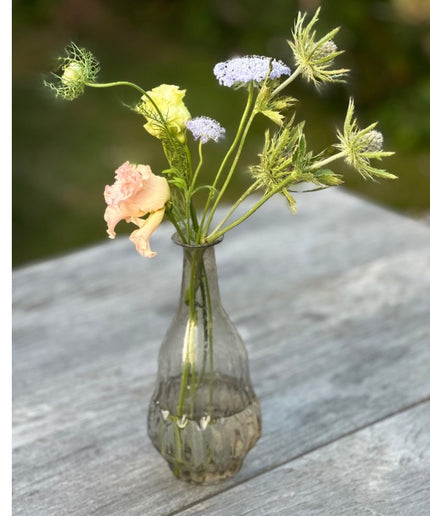 Vase i genbrugs glas