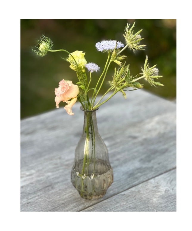 Vase i genbrugs glas