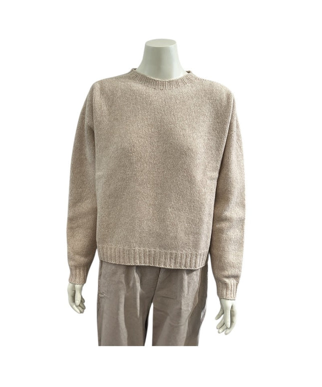 Merino uld strik - Beige