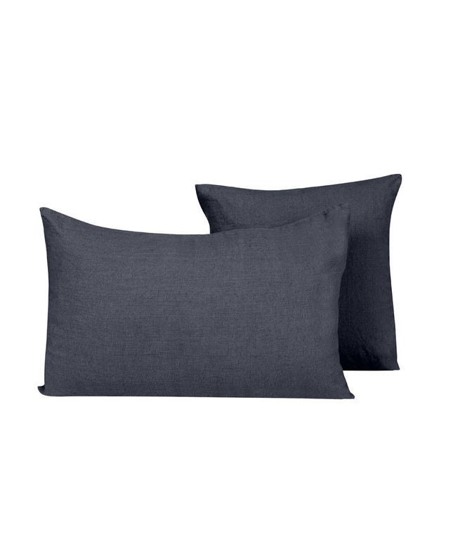 Pudebetræk 100% hør denim