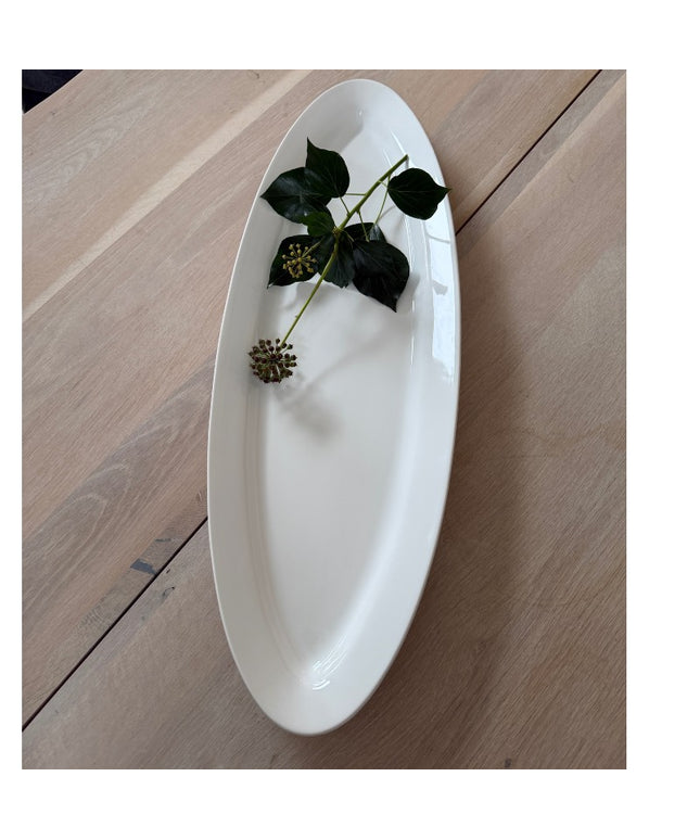 Langt ovalt fad Keramik - Grande