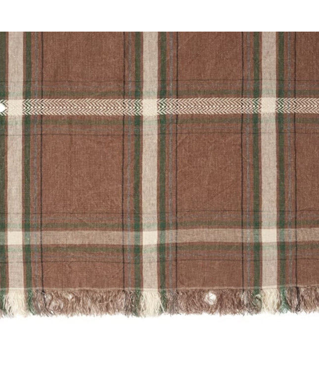 Hør dug Rowan check - tre størrelser