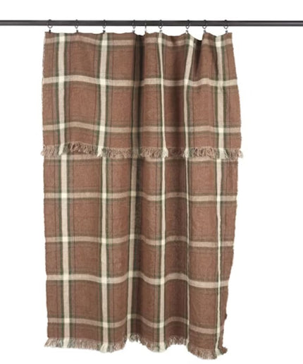 Hør dug Rowan check - tre størrelser