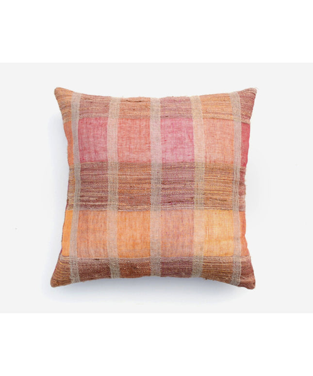 Sienna Orange cushion cover 50x50 cm, Linen and silk