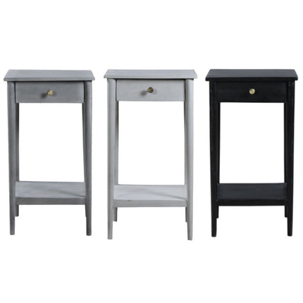 Natbord i malet træ - Højde 76 cm