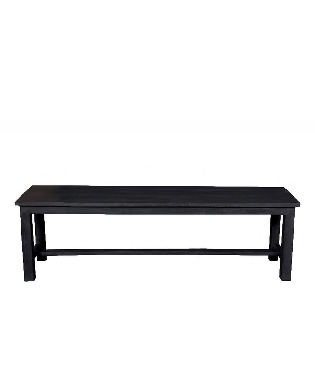 Bench Black TT54 -150x40x45 cm