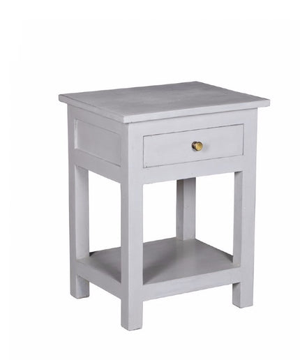 Bedside table Light gray - Height 60 cm