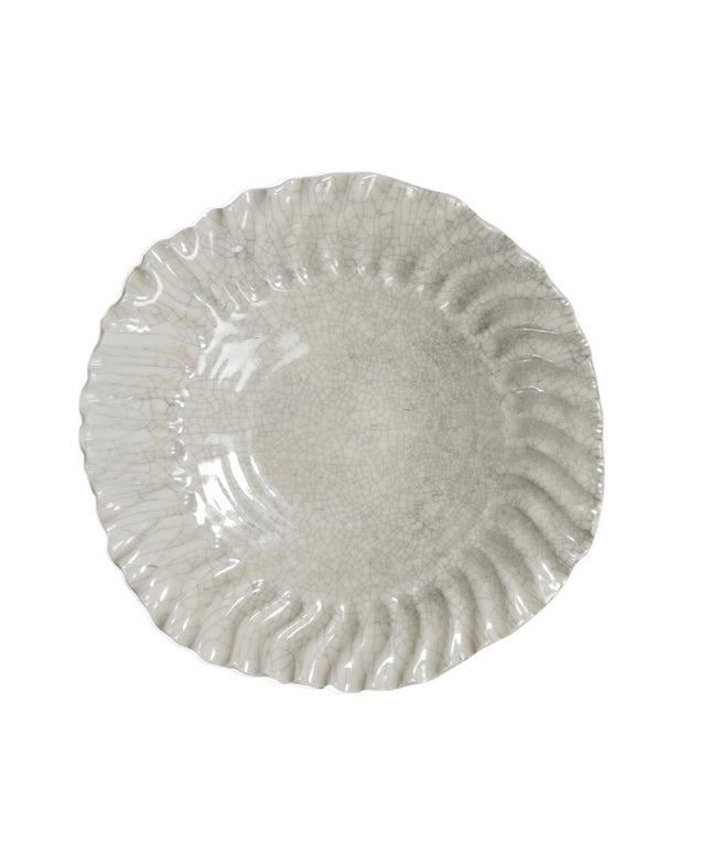 Middagstallerken beige rustik