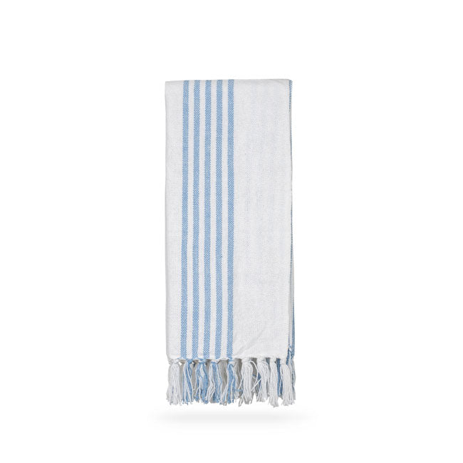 Gæstehåndklæde  - Blå og hvid