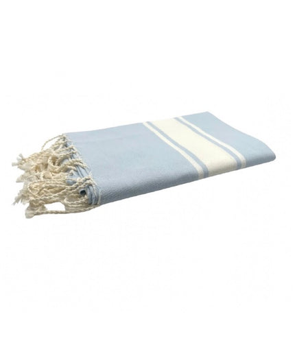 Lyseblå hamam håndklæde