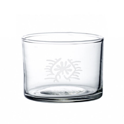 Glas med indisk tegn