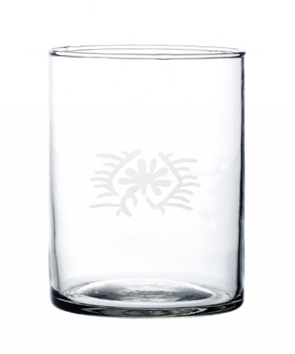 Glas med indisk tegn