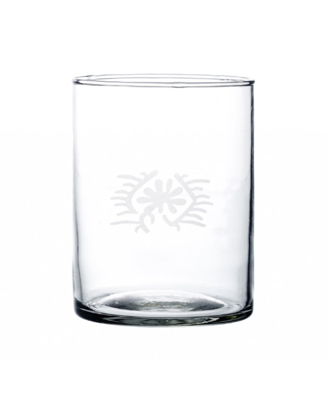 Glas med indisk tegn