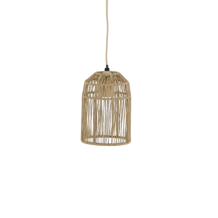 Lille loftslampe med reb