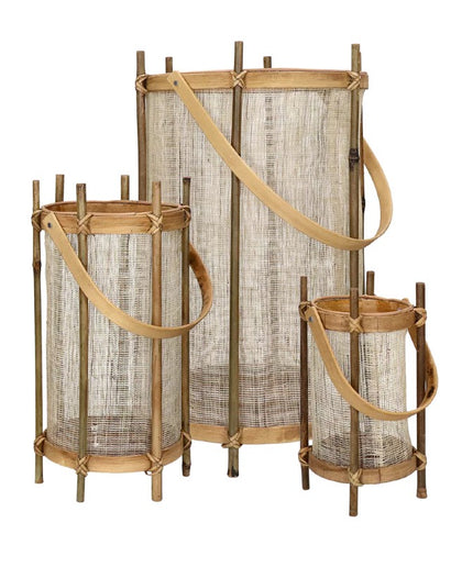 Lanterne i bambus - 3 str.