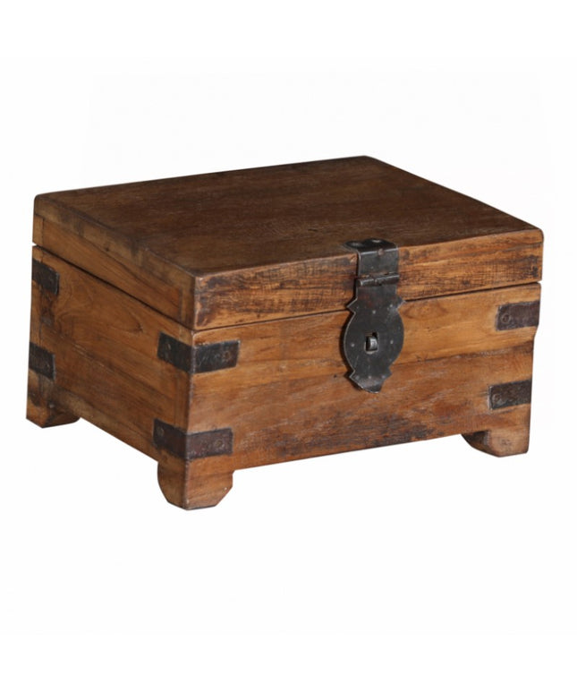 Small Wooden Box Raw - TT118NB